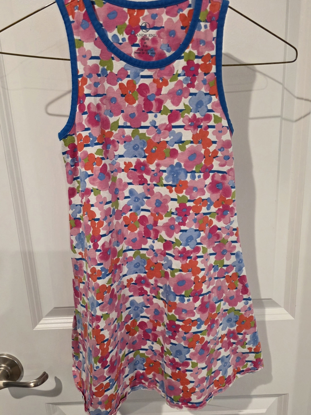 Lands' End Floral Tank Dress
